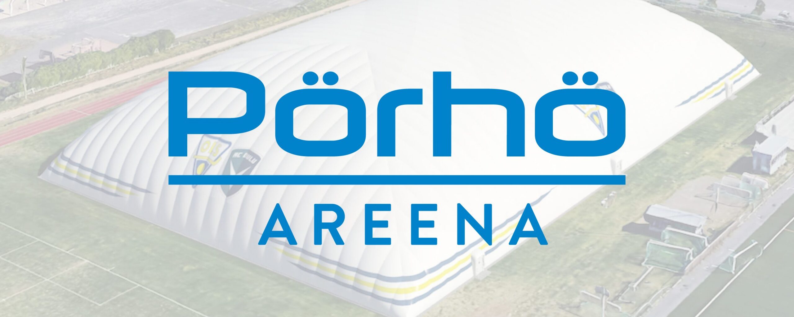 Pörhö Areena – Oulun Jalkapallohallin ylipainehalli ilmasta kuvattuna